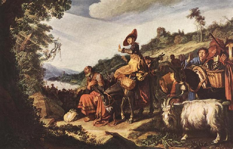 LASTMAN, Pieter Pietersz. Abraham's Journey to Canaan sg Germany oil painting art